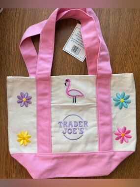 Trader Joes Mini Tote with Patches